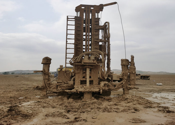 Truck Mounted 600m Depth 505mm Aperture Water Well Drilling Rig