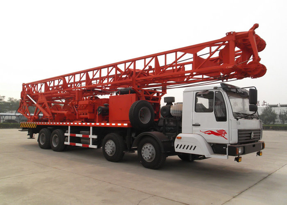 Mechanical Top Head Drive 1000m Water Well Drilling Rig