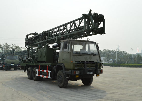 Integrated 144KW Military Truck Mounted Drill Rig