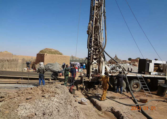 Top Head Drive Dia90mm Dia2000mm Water Well Drilling Rig