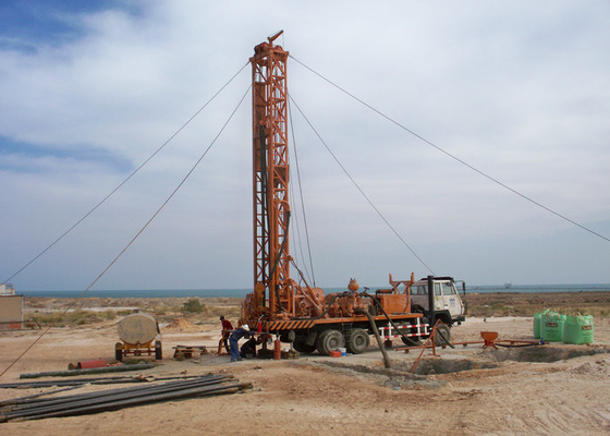 Mud Positive Circulation Truck Mounted Drill Rig For Geological Exploration