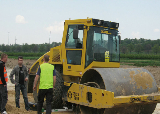 Large Exciting Force High Frequency Vibration Construction Roller