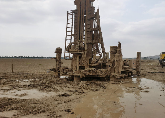 Truck Mounted 600m Depth 505mm Aperture Water Well Drilling Rig