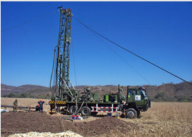 Depth 300m Hydraulic Truck Mounted Water Well Drilling Rig