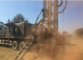 Hydraulic Top Head Drive 600M Truck Mounted Drilling Rig